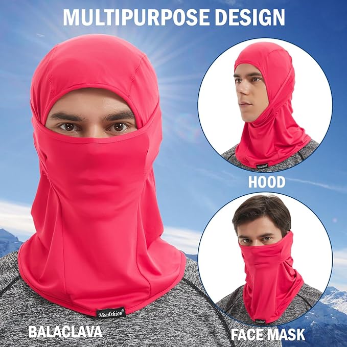 2 Pack Cooling Balaclava Face Mask Men Women Summer