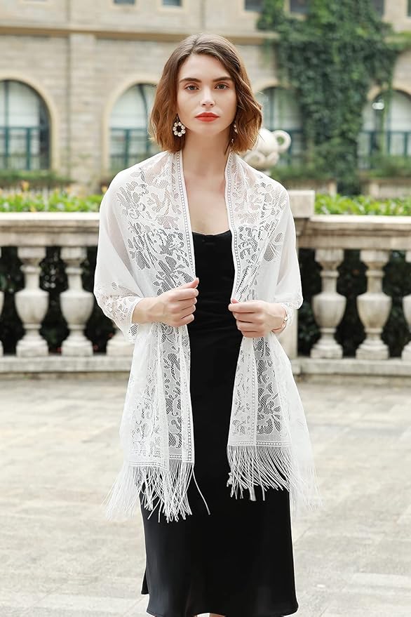 Elegant Pashmina Shawl Wrap for Women – Lightweight Evening Scarf for Dresses, Wedding, Formal Events – Soft Solid Color Shawl (28x72 inches)