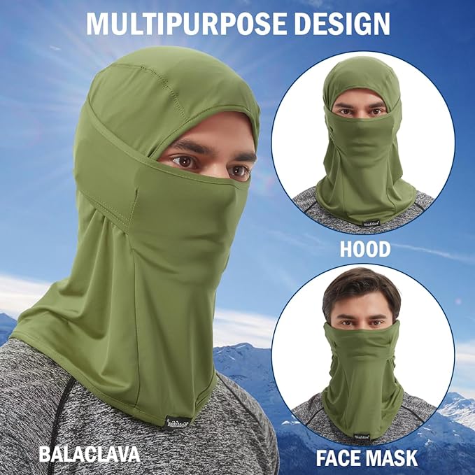 2 Pack Cooling Balaclava Face Mask Men Women Summer