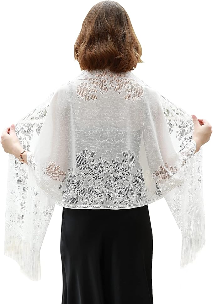 Elegant Pashmina Shawl Wrap for Women – Lightweight Evening Scarf for Dresses, Wedding, Formal Events – Soft Solid Color Shawl (28x72 inches)