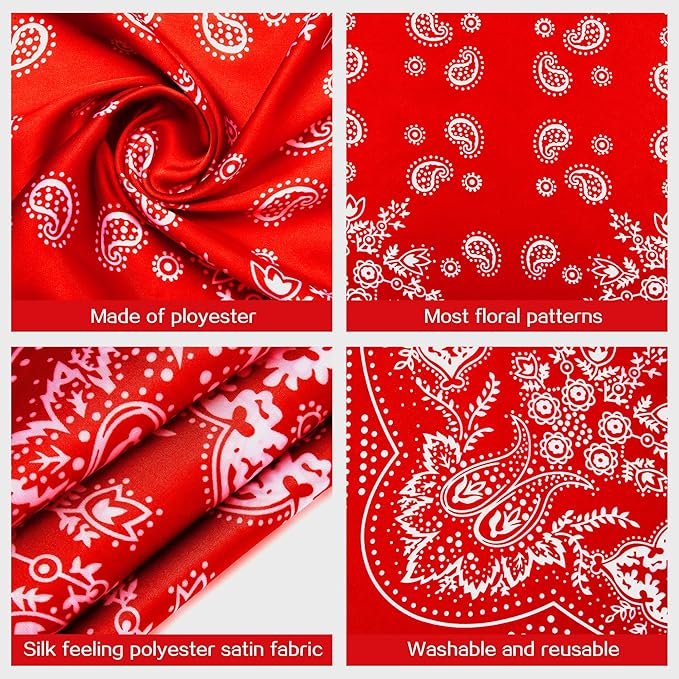 Satin Square Scarf for Women & Girls - Luxe Silk-Like Head Wrap & Hair Bandana, Stylish Versatile Headscarf