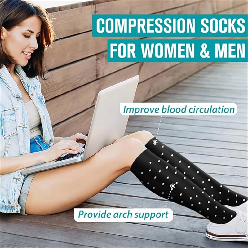 30-40 Mmhg Compression Socks for Women Nurses, Running, Hiking, Recovery