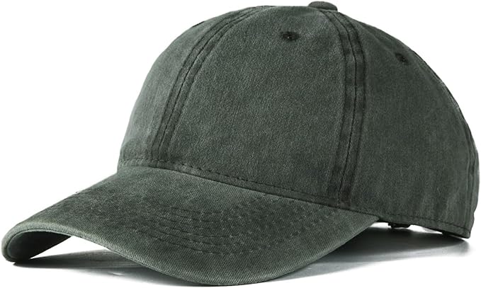 Men Women Baseball Cap-Low Profile Adjustable Washed Cotton Golf Dad Hat