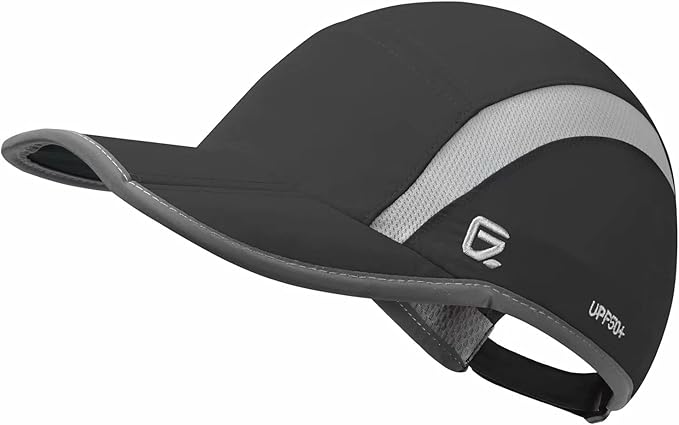 Reflective Folding Outdoor Hat Unstructured Design UPF 50+ Sun Protection Sport Hats for Womens and Mens