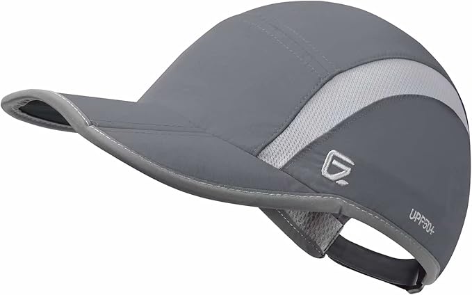 Reflective Folding Outdoor Hat Unstructured Design UPF 50+ Sun Protection Sport Hats for Womens and Mens