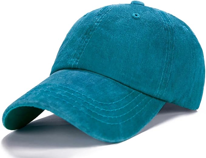 Men Women Baseball Cap-Low Profile Adjustable Washed Cotton Golf Dad Hat