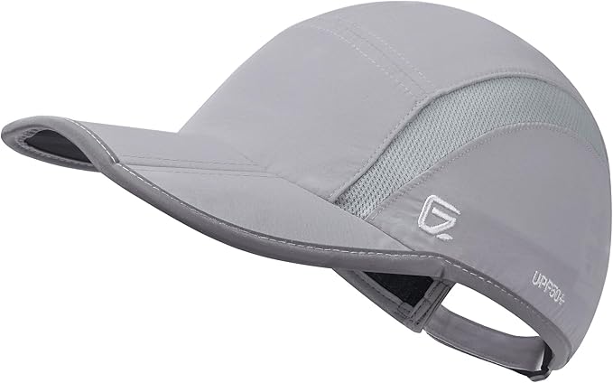 Reflective Folding Outdoor Hat Unstructured Design UPF 50+ Sun Protection Sport Hats for Womens and Mens