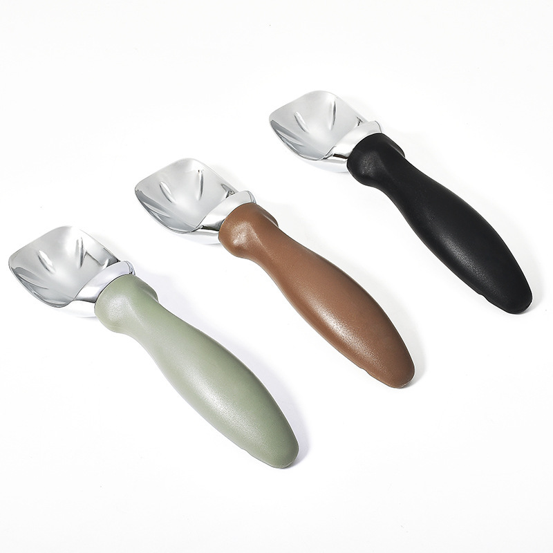 Heavy Duty Ice Cream Scoop with Comfortable Handle, Professional Metal Ice Cream Scooper for Gelato, Sorbet, Cookie Dough, Frozen Yogurt - Dishwasher Safe Kitchen Tool