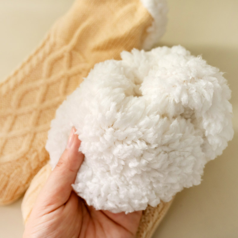 Unisex Fuzzy Slipper Socks 2-Pack - Ultra Soft Fleece Lined Warm Socks with Anti-Slip Grips for Indoor/Outdoor Wear (Men & Women)