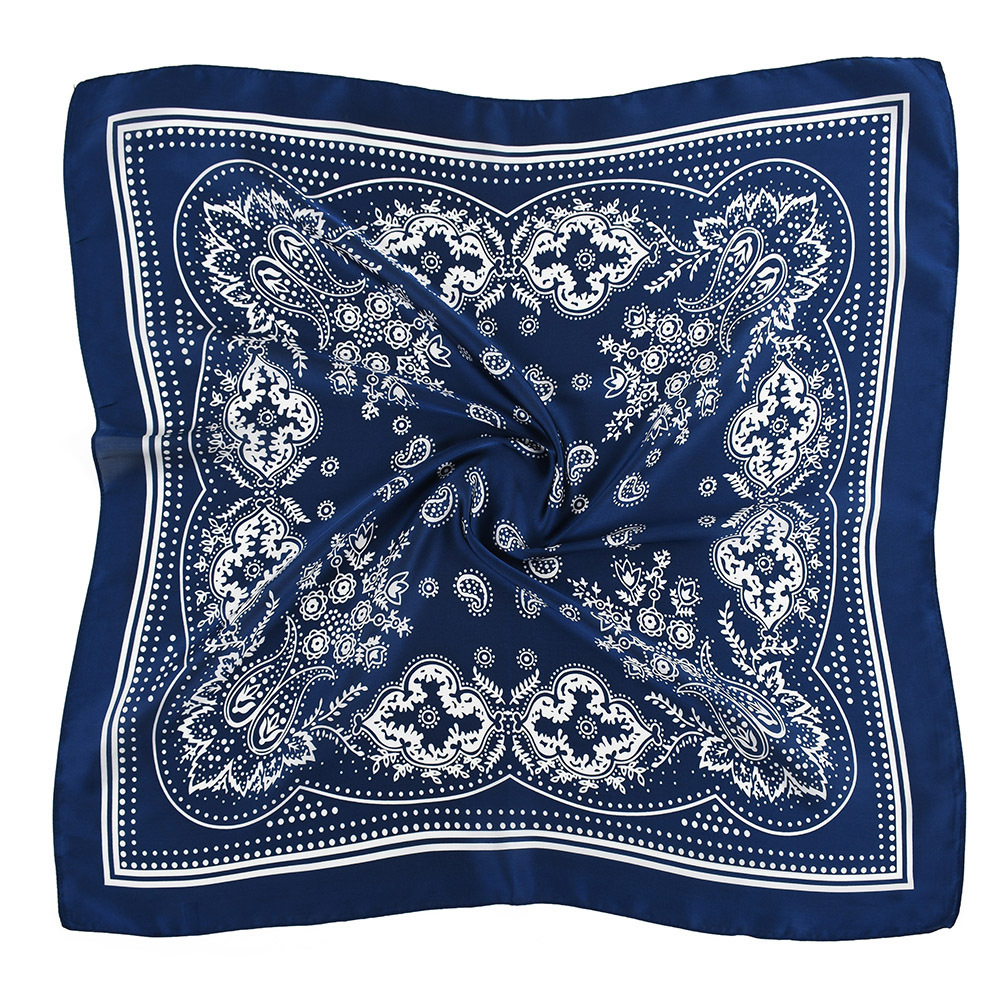 Satin Square Scarf for Women & Girls - Luxe Silk-Like Head Wrap & Hair Bandana, Stylish Versatile Headscarf