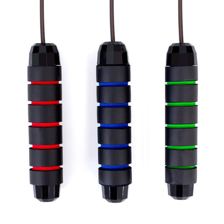 Jump Rope, Tangle-Free Rapid Speed Jumping Rope Cable with Ball Bearings for Women, Men, and Kids, Adjustable Steel Jump Rope Workout with Foam Handles for Fitness, Home Exercise & Slim Body