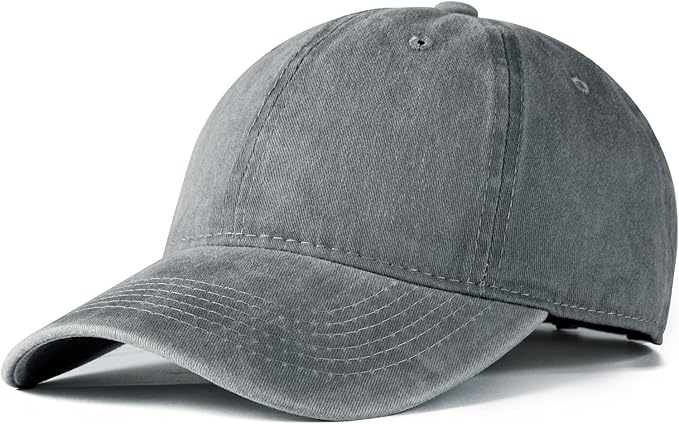 Men Women Baseball Cap-Low Profile Adjustable Washed Cotton Golf Dad Hat