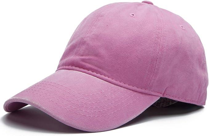 Men Women Baseball Cap-Low Profile Adjustable Washed Cotton Golf Dad Hat