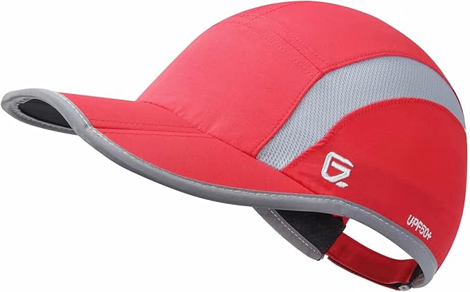 Reflective Folding Outdoor Hat Unstructured Design UPF 50+ Sun Protection Sport Hats for Womens and Mens