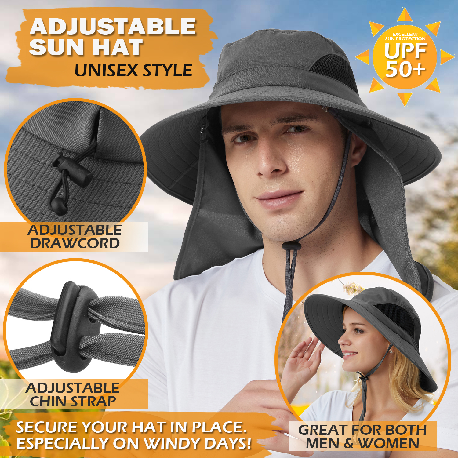 Multi-functional Sun Hat for Men and Women