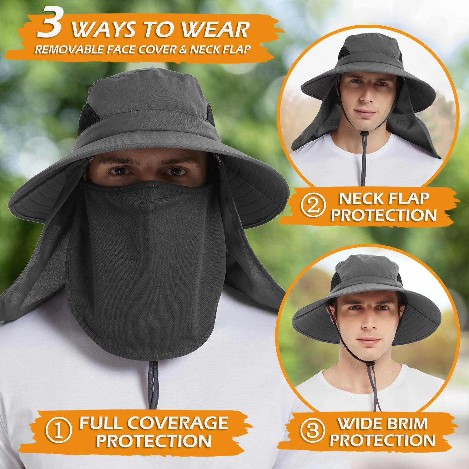 Multi-functional Sun Hat for Men and Women