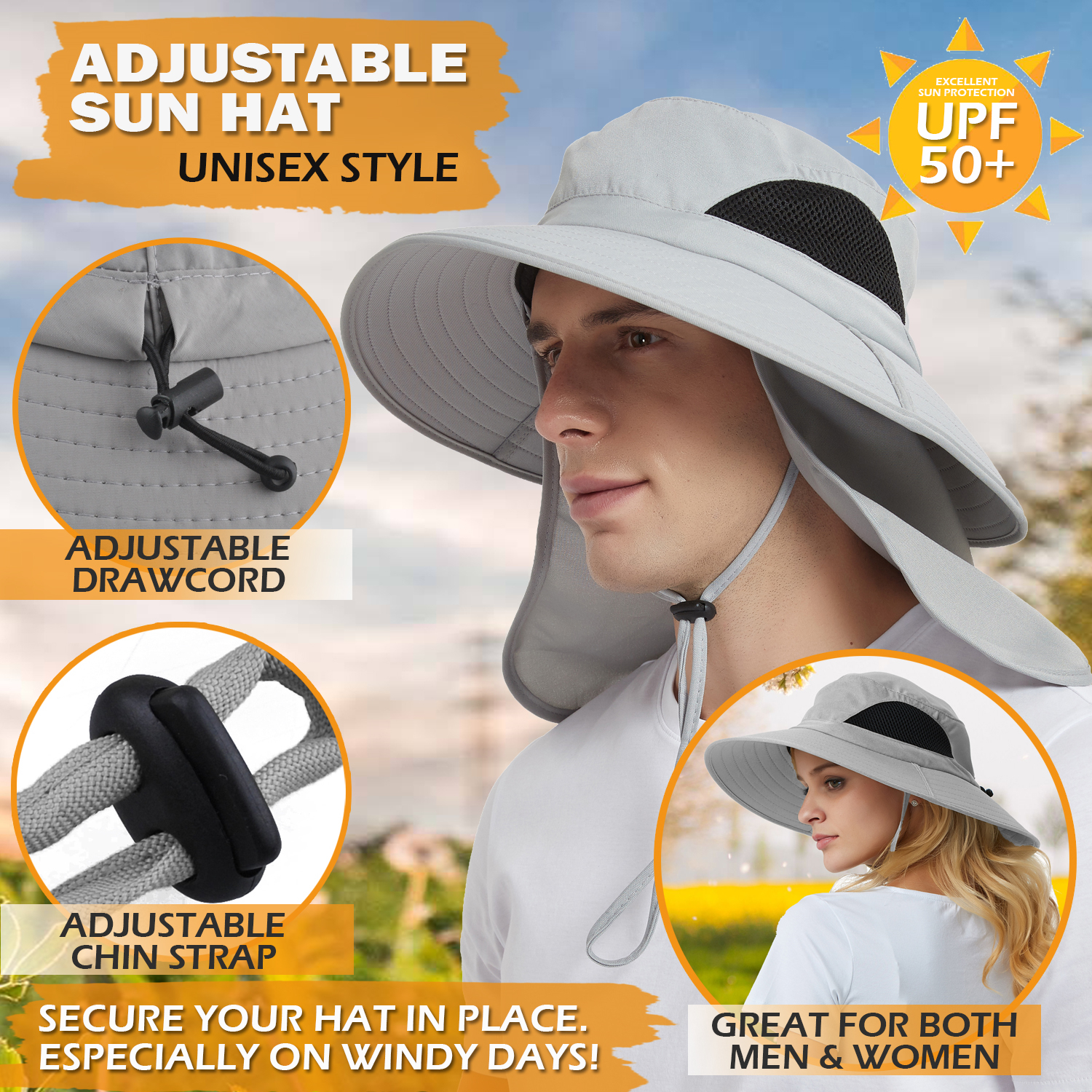 Multi-functional Sun Hat for Men and Women
