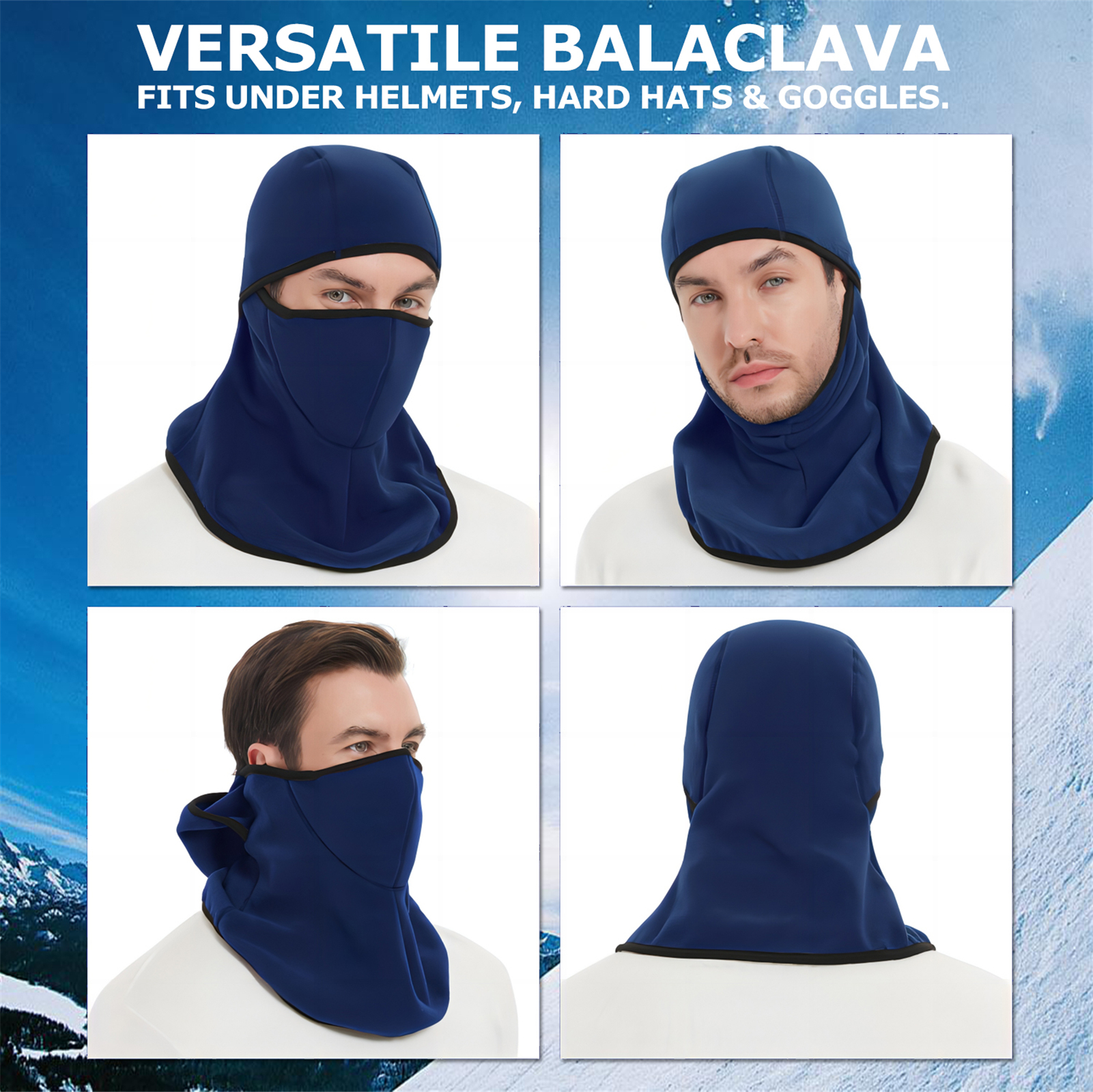 2-Pack Fleece Balaclava Ski Mask