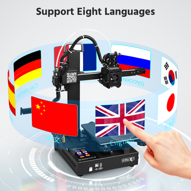Tronxy CRUX 1S 3D Printer High Speed Printing 300mm/s Small Portable 180×180×180MM