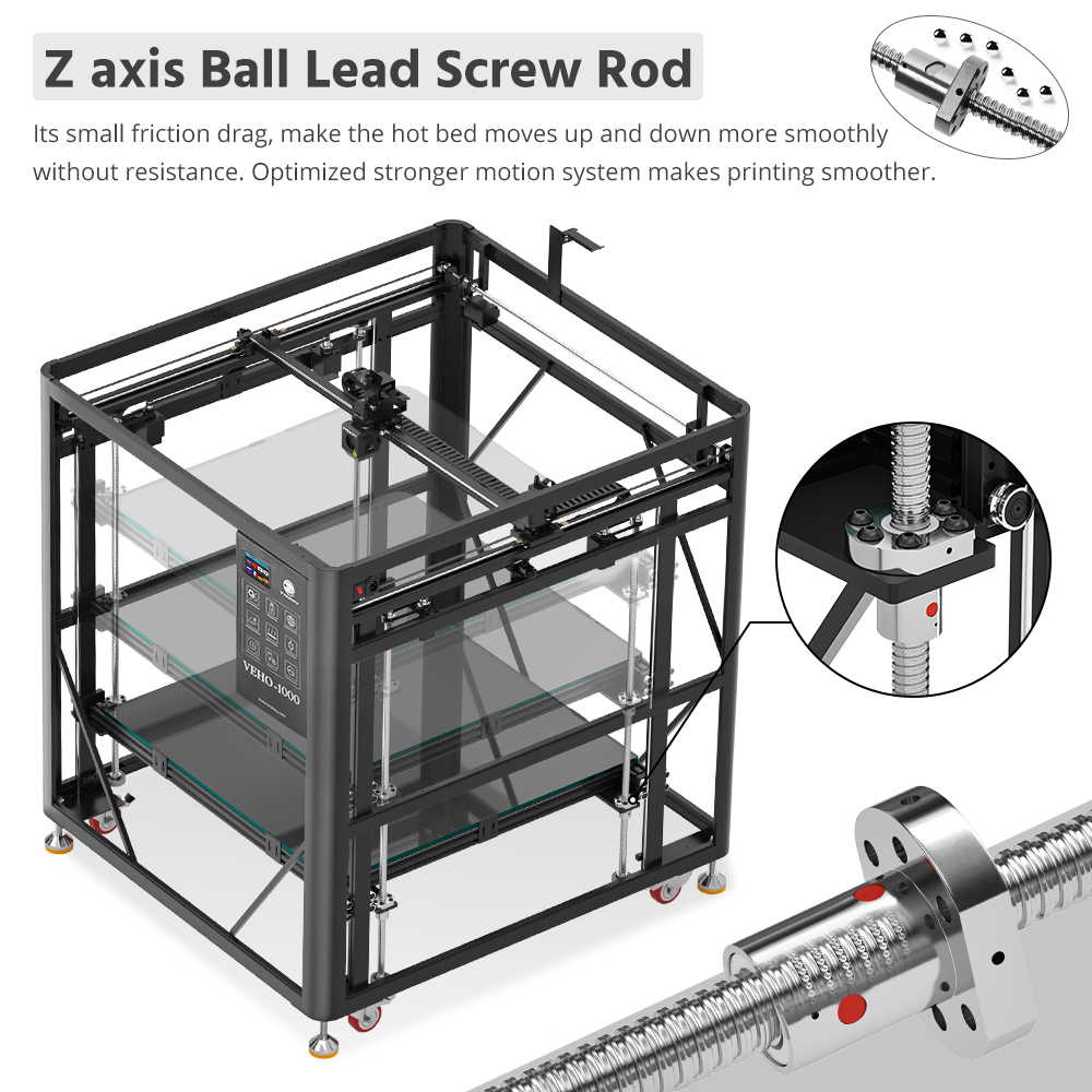 Tronxy VEHO-1000 Large Direct Drive 3D Printer 1000*1000*1000mm