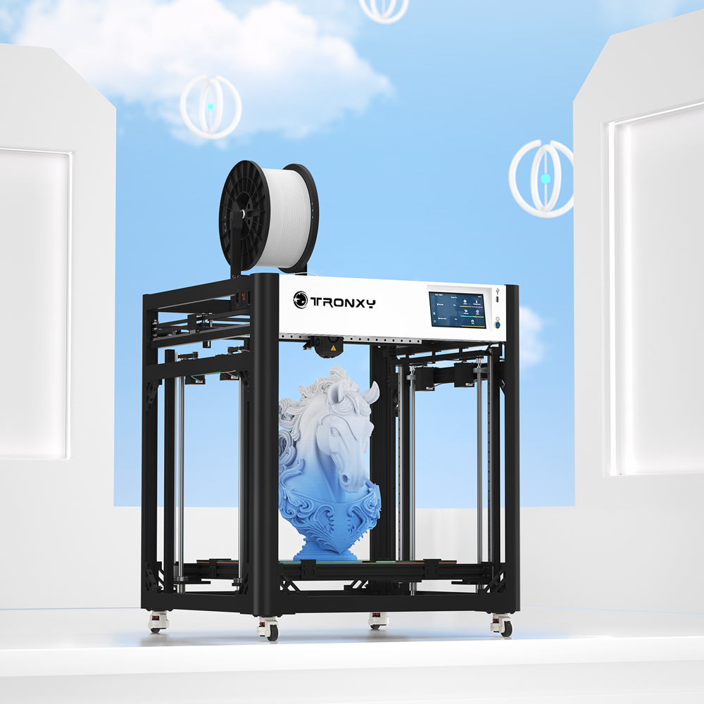 Tronxy VEHO 600 Pro V3 3D Printer Klipper CoreXY 7inch Touch Screen High Speed Printing 600mm/s  216L