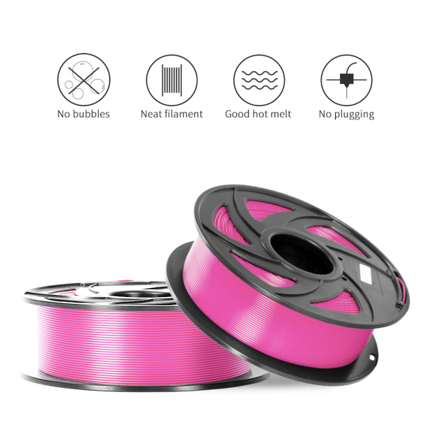 Tronxy 3D Printer Pink PLA 3D Printing Filament 1.75 mm, 2.2 LBS (1KG)