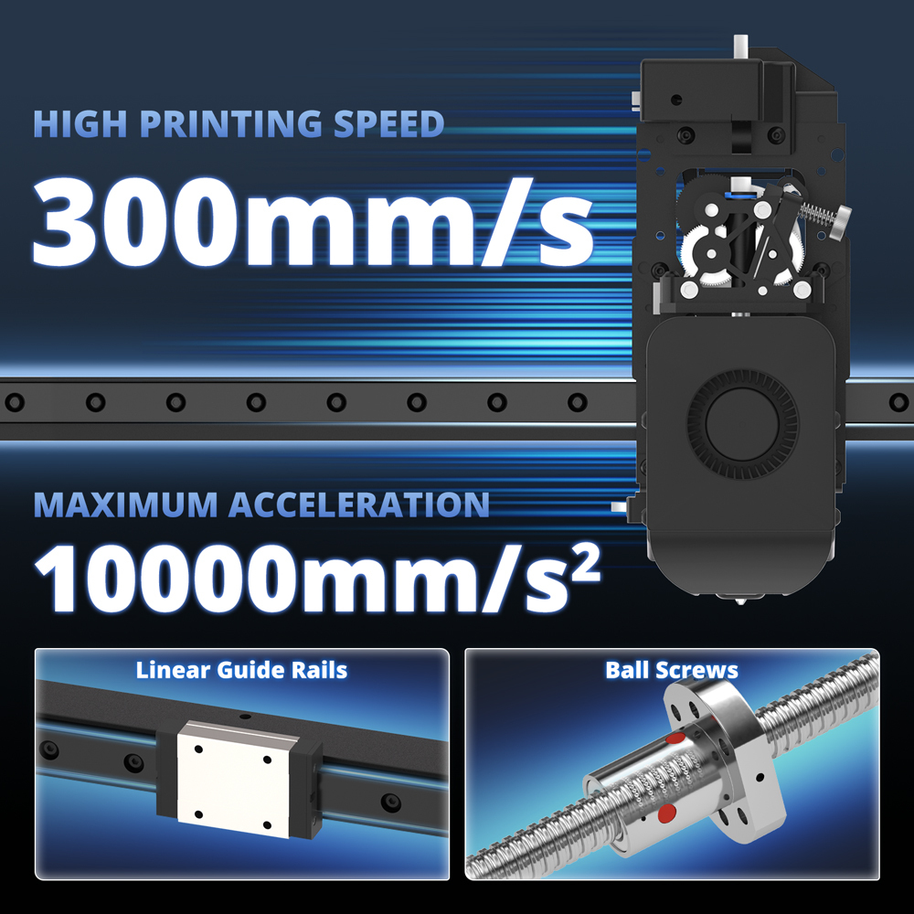 Tronxy VEHO 800 Pro 3D Printer DIY Kit Klipper High Speed XYZ H-bot Huge Size 512L