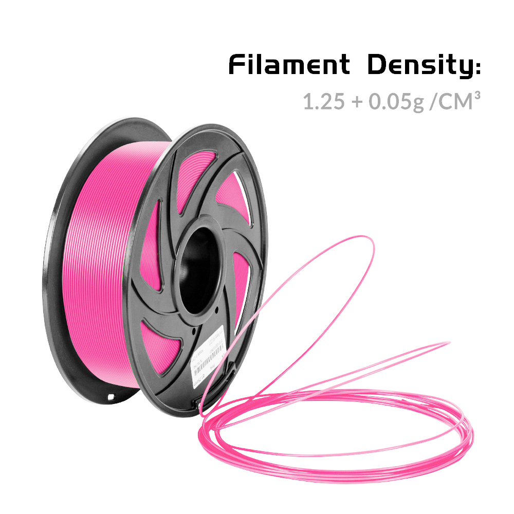 Tronxy 3D Printer Pink PLA 3D Printing Filament 1.75 mm, 2.2 LBS (1KG)