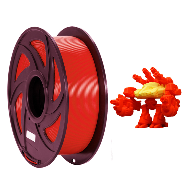 Tronxy 3D Printer Red PLA 3D Printing Filament 1.75 mm, 2.2 LBS (1KG)