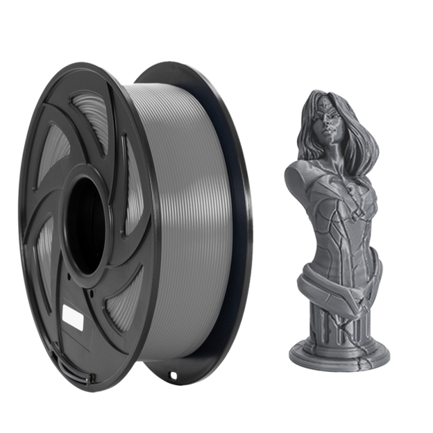Tronxy 3D Printer Grey PLA 3D Printing Filament 1.75 mm, 2.2 LBS (1KG)
