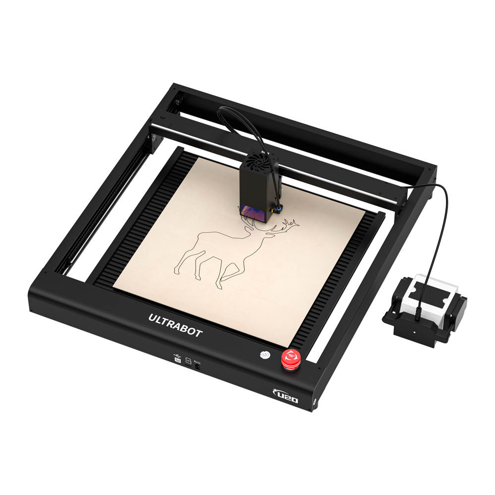 Tronxy U20 20W DIY CNC Laser Engraving & Cutting Machine Big Size 400*400 MM