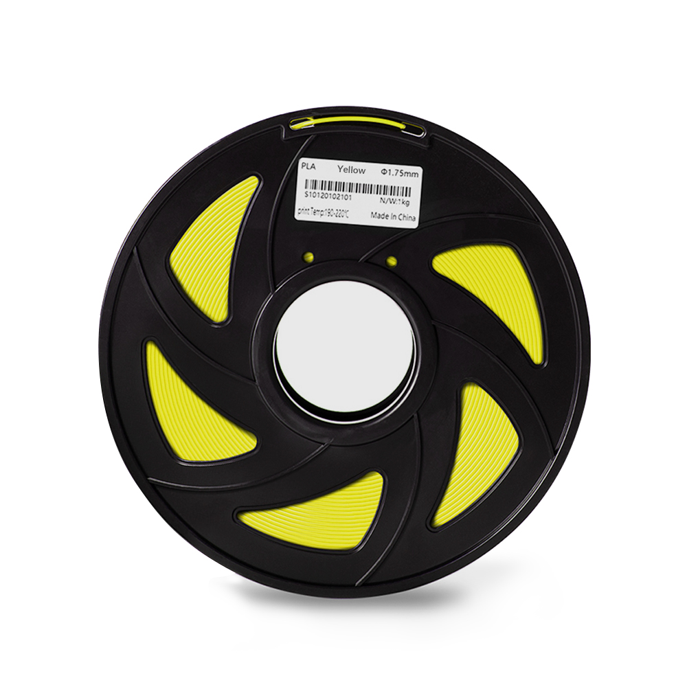 Tronxy 3D Printer Yellow PLA 3D Printing Filament 1.75 mm, 2.2 LBS (1KG)