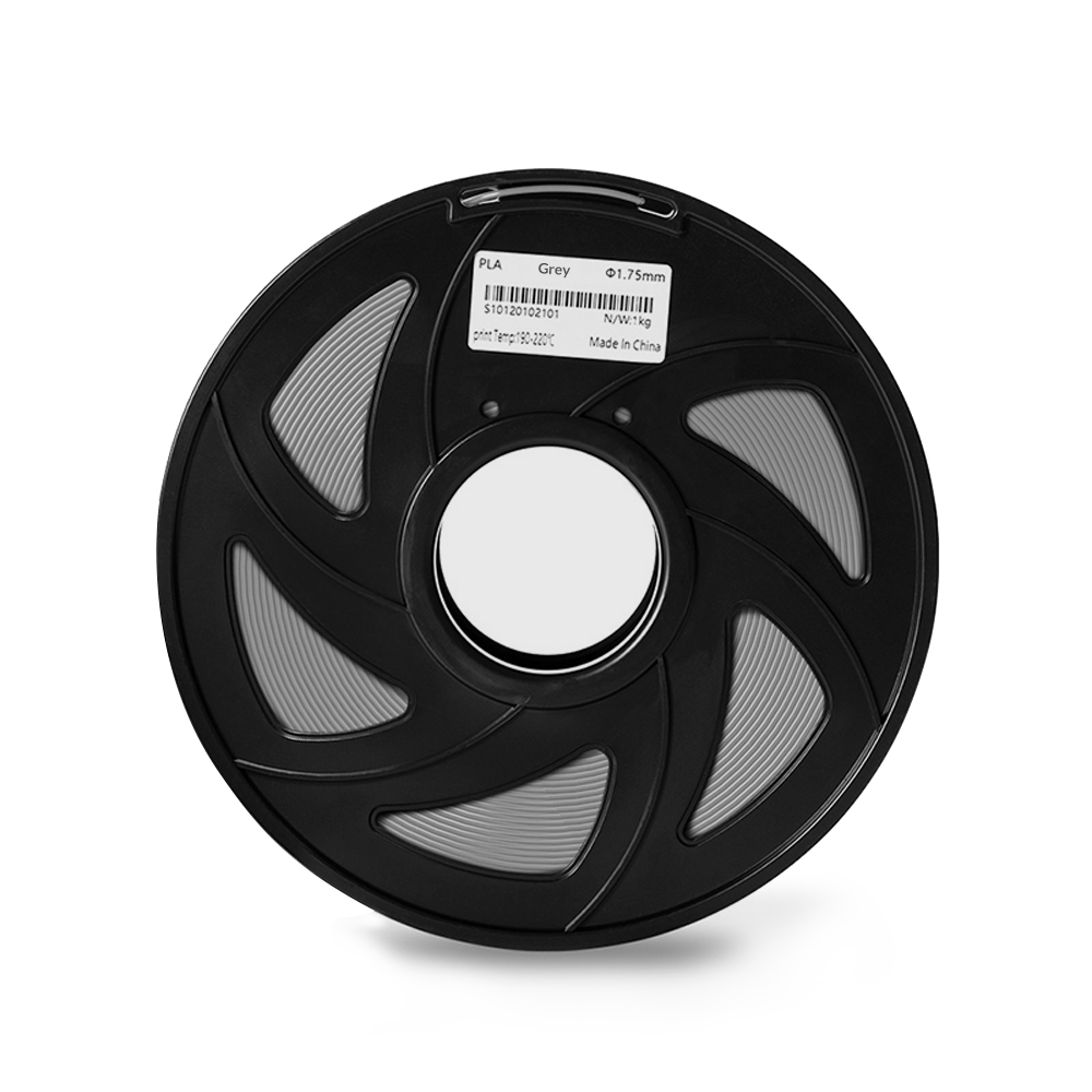 Tronxy 3D Printer Grey PLA 3D Printing Filament 1.75 mm, 2.2 LBS (1KG)