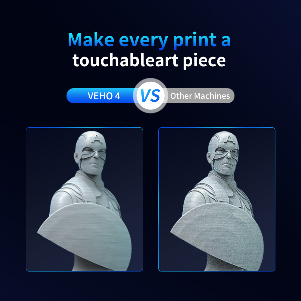 Tronxy VEHO 4 3D Printer Modular Core XY Structure Klipper High Speed 700mm/s