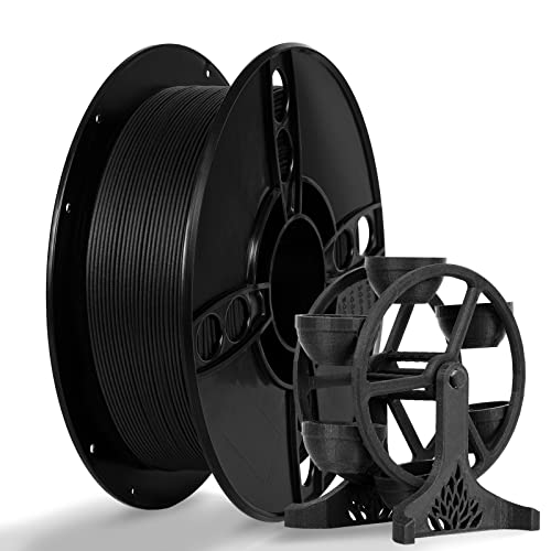 Tronxy 3D Printer Carbon Black PLA Filament  For Most 3D Printer, High-Accuracy +/- 0.05 mm, 2.2 LBS (1KG)