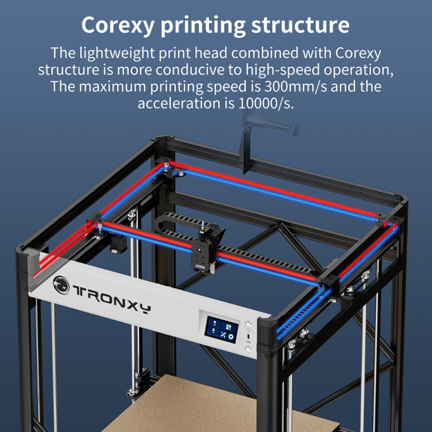 Tronxy VEHO 600 Pro V2 3D Printer Klipper CoreXY High Speed Printing 300mm/s  216L