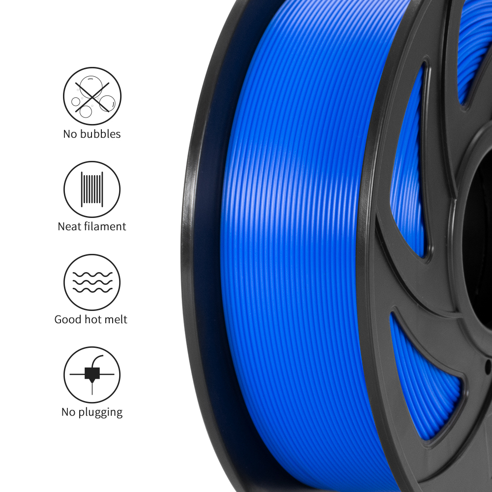 Tronxy 3D Printer Blue PLA 3D Printing Filament 1.75 mm, 2.2 LBS (1KG)