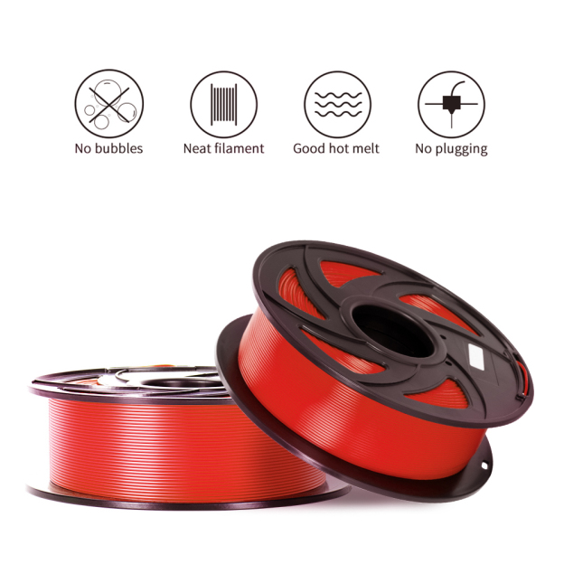 Tronxy 3D Printer Red PLA 3D Printing Filament 1.75 mm, 2.2 LBS (1KG)