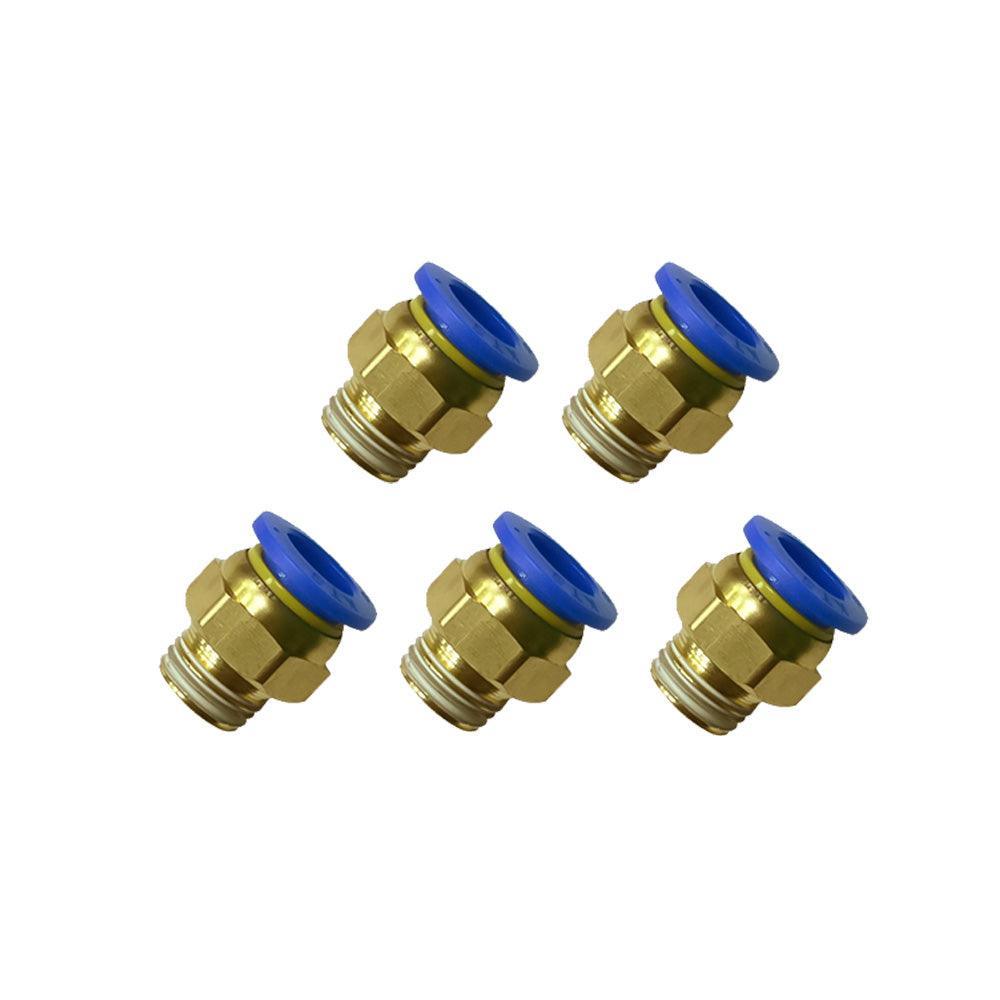 Tronxy 3D Printer Parts Pneumatic Connector for Clay Series- PC10-02 and PC10-03 (5 Pairs)