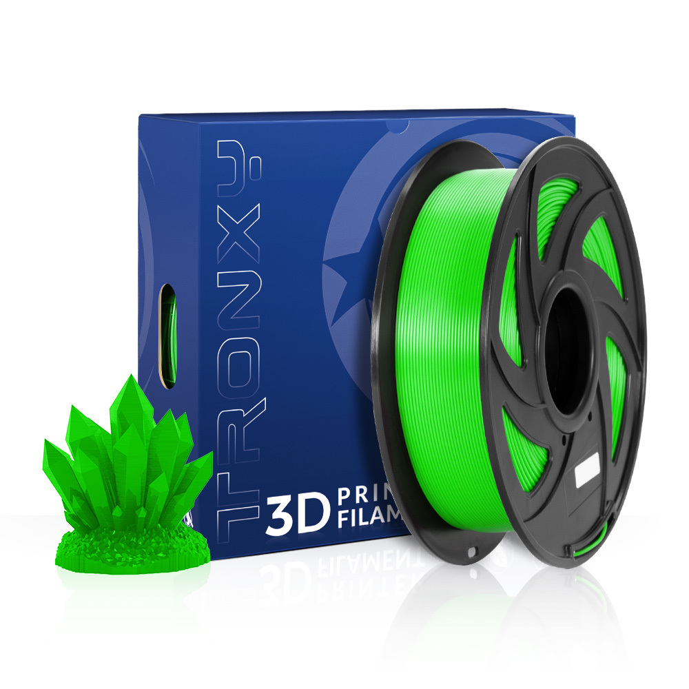 Tronxy 3D Printer Green PLA 3D Printing Filament 1.75 mm, 2.2 LBS (1KG)