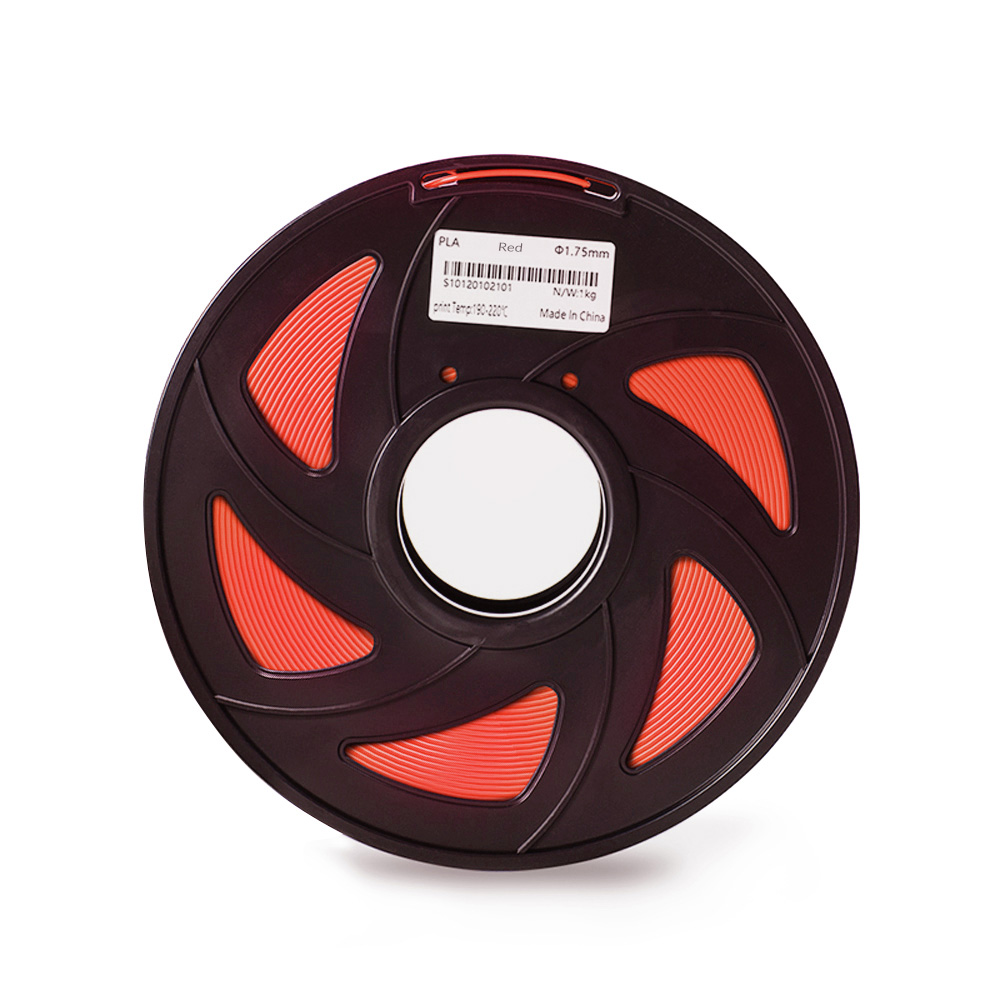 Tronxy 3D Printer Red PLA 3D Printing Filament 1.75 mm, 2.2 LBS (1KG)