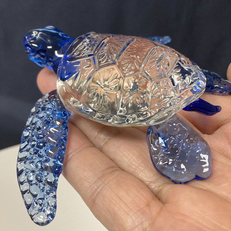 Hand Blown Glass Sea Turtle