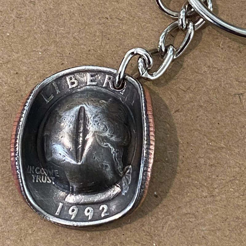 Quarter Cowboy Hat Keychains (Years)