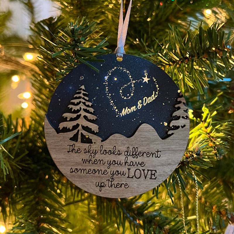 Personalized Memorial Christmas Ornament