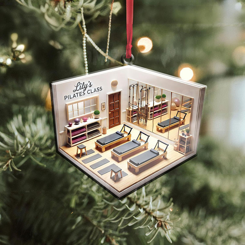 Personalized Pilates Classroom Ornament