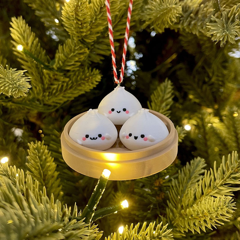 Bao Siblings with Basket Ornament