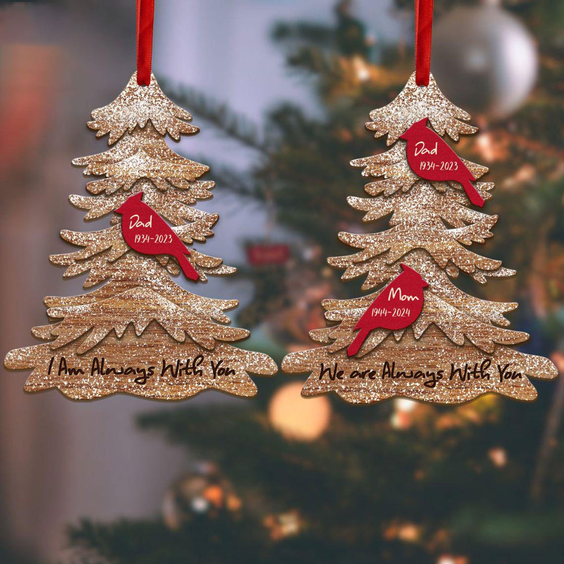 Personalized Memorial Christmas Ornament