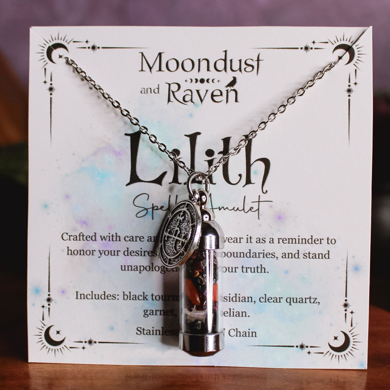 Lilith Spell Jar Amulet Necklace
