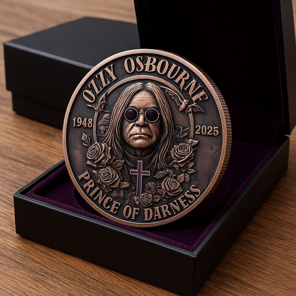 Ozzy Osbourne Memorial Coin
