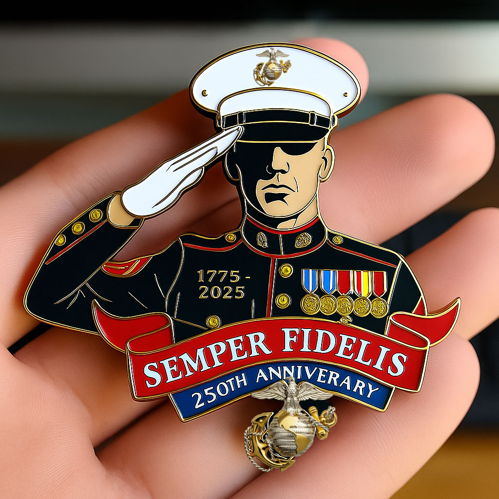 U.S. Marine Corps 250th Anniversary Commemorative Pin